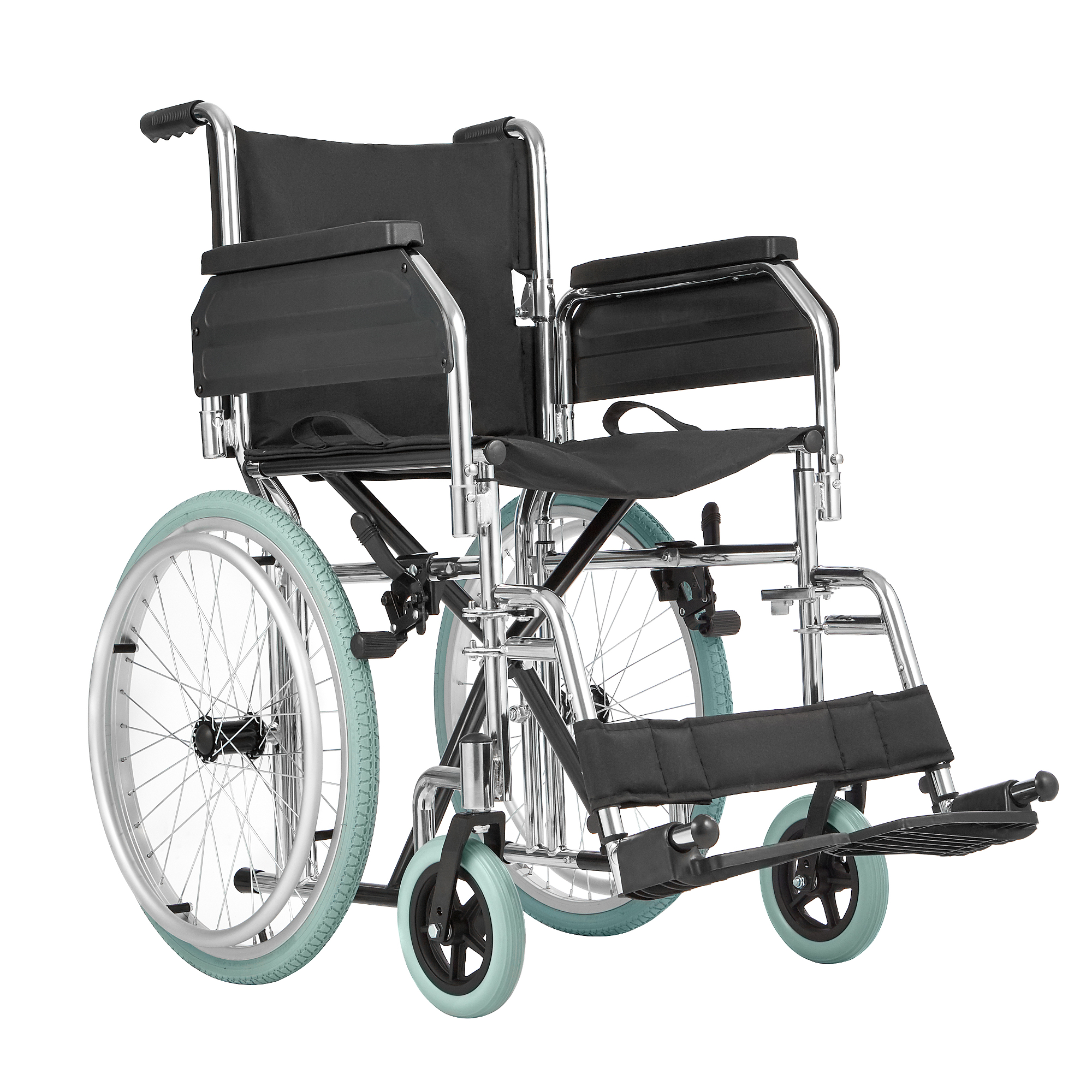 Кресло-коляска Ortonica для инвалидов со складной спинкой Olvia 30 с пневматическими колесами