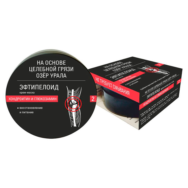 Крем-маска Эфтипелоид для тела хондроитин и глюкозамин 150 мл