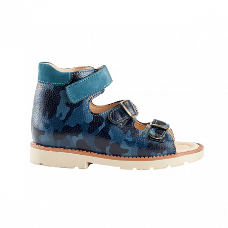 Сандали ортопедические Мега Ортопедик для мальчиков 051 19 28 синие. Изображение 2 из 4